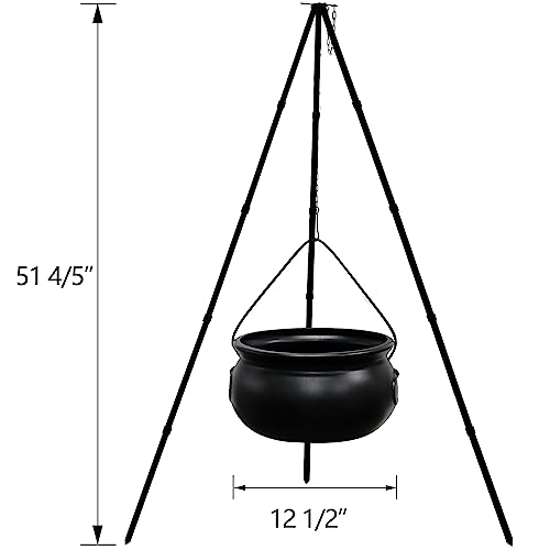 Outdoor Halloween Party Decor - Large Witches Cauldron