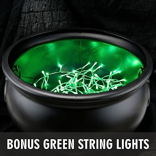 Outdoor Halloween Party Decor - Large Witches Cauldron