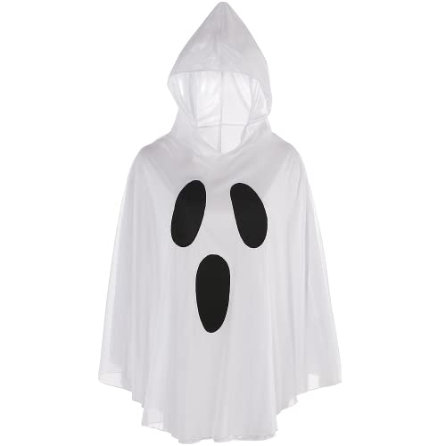Spooky Elegance: Ghost Poncho Women's Spirit Costume (Adult)