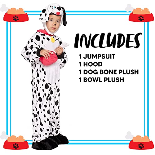 Spooktacular Creations Baby Dalmatian Puppy Costume for Infant Toddler Kids Dog Costume Halloween Trick or Treat Party (6-12 months)
