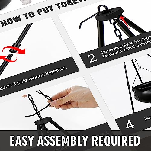 Outdoor Halloween Party Decor - Large Witches Cauldron