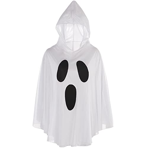Spooky Elegance: Ghost Poncho Women's Spirit Costume (Adult)