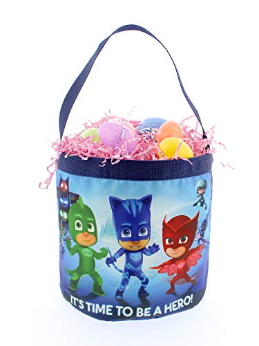 Disney PJ Masks Boys Girls Collapsible Gift Basket Bucket Gift Tote Bag (One Size, Blue)