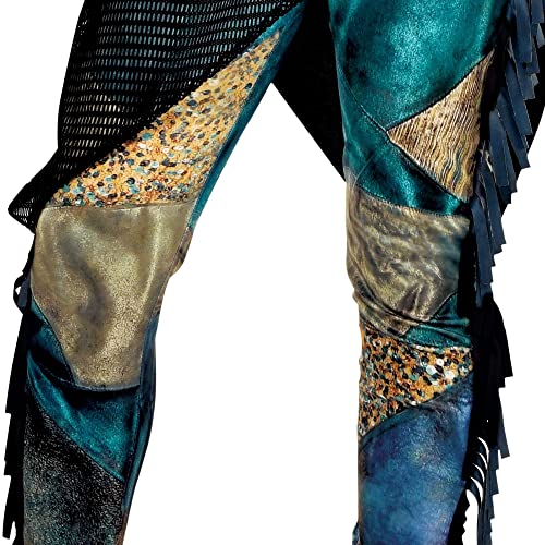 Party City Descendants 3 Uma Halloween Costume for Girls, Medium, Includes Jacket, Leggings, Fingerless Glove