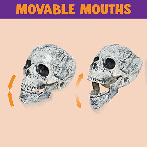 JOYIN Halloween Decorations Skeleton Stakes, Realistic Looking Yard Lawn Garden Stakes, Groundbreakers for Best Halloween Yard Decorations Outdoor Graveyard