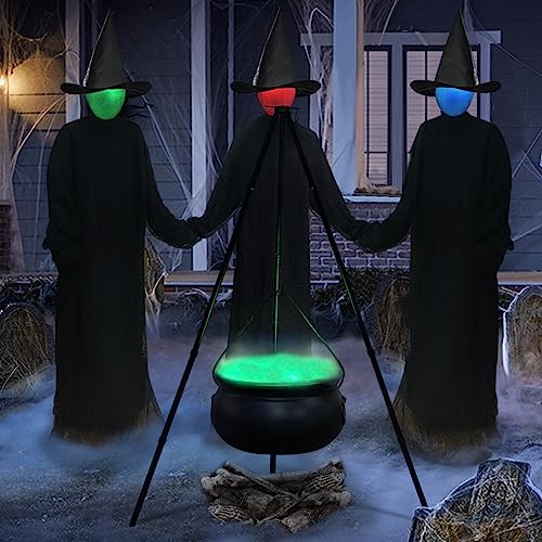 Outdoor Halloween Party Decor - Large Witches Cauldron