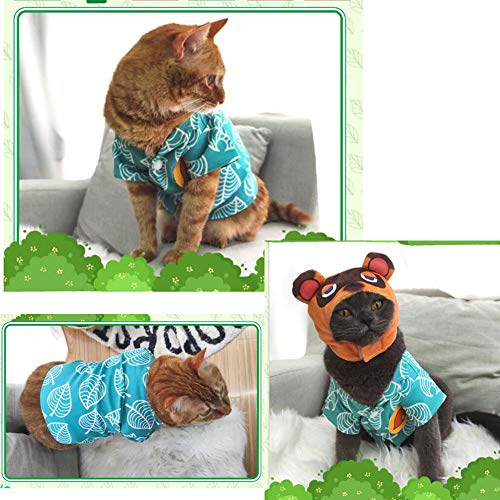 Lopbraa Animal Tom Costume for cat Clothes cat Dress up Small Dog Costume Clothes pet Halloween Cosplay(not hat)