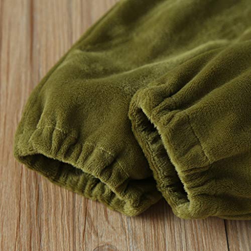 Infant Toddler Baby Halloween Costumes Cute Hoodie Romper Jumpsuit Warm Costume Clothes (18-24 Months,Avocado Hooded Jumpsuit)