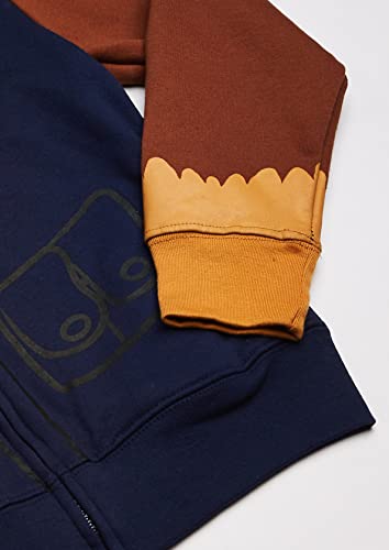 Paw Patrol Little Boy's Chase Costume Zip-up Hoodie Sweater, Navy, 7