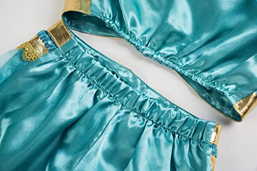 Blue Princess Costume for Girls, Halloween Cosplay
