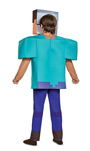 Steve Deluxe Minecraft Costume, Small, Multicolor - Holiday