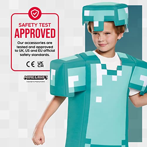 Deluxe Minecraft Armor Costume - Blue (Medium 7-8)