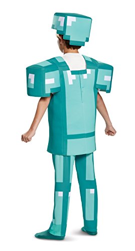 Deluxe Minecraft Armor Costume - Blue (Medium 7-8)