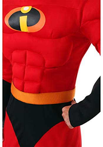 Disguise mens Unisex Deluxe Muscle Mr Incredible Adult Sized Costumes, Red, XXL (50-52)