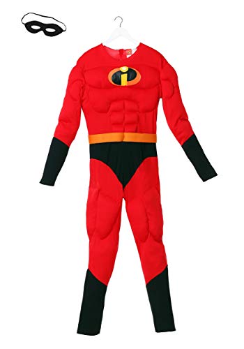 Disguise mens Unisex Deluxe Muscle Mr Incredible Adult Sized Costumes, Red, XXL (50-52)
