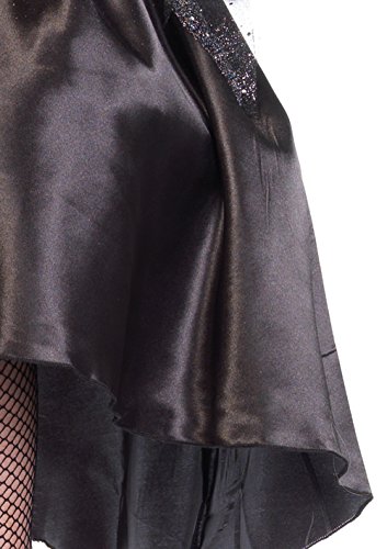 Leg Avenue Women's Plus Size 2 Piece Black Magic Mistress – Sexy High Low Dress with Witch Hat Halloween Costume Set, 3X/ 4X