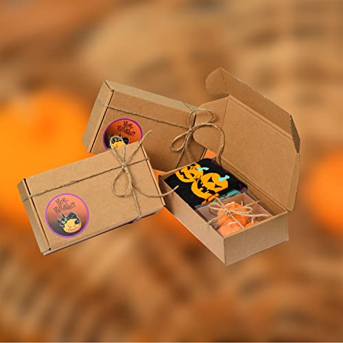 Gift Box/Set 1 Pairs Socks and 3 Pieces of Cute Pumpkin-Shaped Candles
