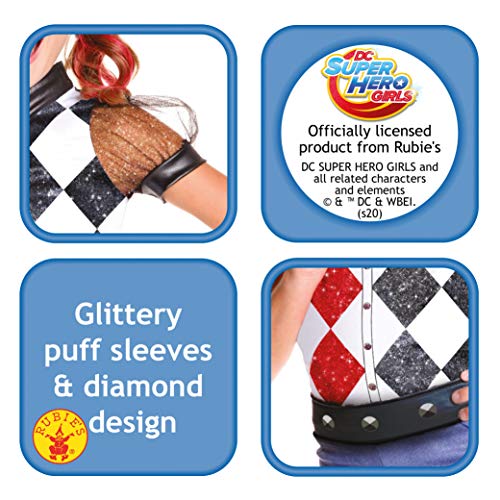 DC Superhero Girl's Harley Quinn Costume - Medium