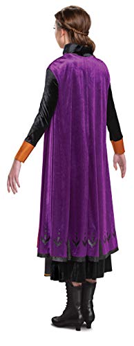 DISGUISE Women's Disney Anna Frozen 2 Deluxe Adult Sized Costumes, Black, XL UK