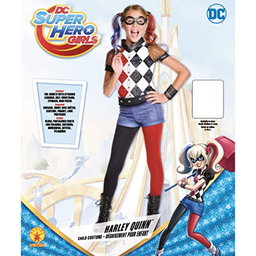 DC Superhero Girl's Harley Quinn Costume - Medium