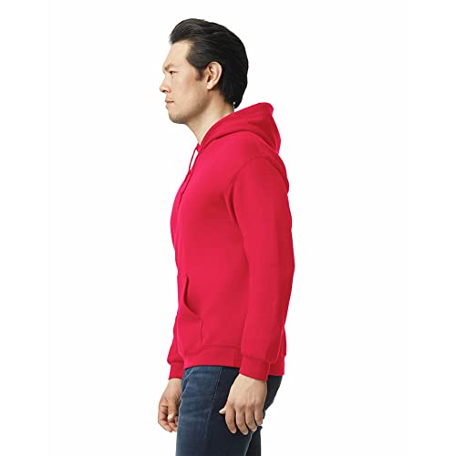 Gildan Adult Fleece Hooded Sweatshirt, Style G18500, Multipack, Red (1-Pack), X-Large
