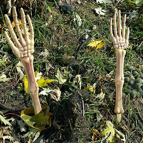 Spooky Skeleton Stakes: Realistic Yard Decor for Haunted Parties