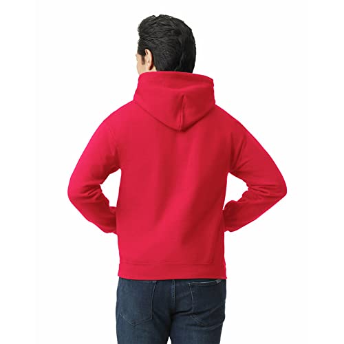 Gildan Adult Fleece Hooded Sweatshirt, Style G18500, Multipack, Red (1-Pack), X-Large