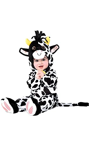amscan Baby Mini Moo Costume Kit ‑ 12‑24 Months, Multicolor - 1 Set