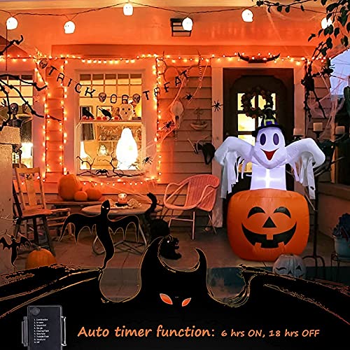 2 Pack Orange String Lights 17.8 Feet 50 LED Battery Operated Waterproof Mini Fairy Lights Show with 8 Modes for Outdoor Indoor Patio Xmas Tree Birthday Party Holiday Halloween Christmas Decorations