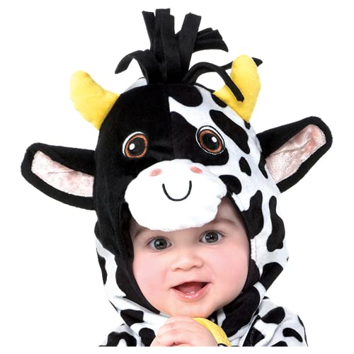 amscan Baby Mini Moo Costume Kit ‑ 12‑24 Months, Multicolor - 1 Set