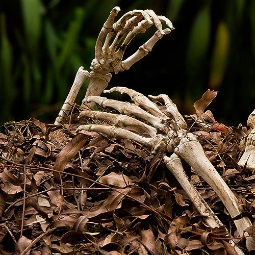 Spooky Skeleton Stakes: Realistic Yard Decor for Haunted Parties