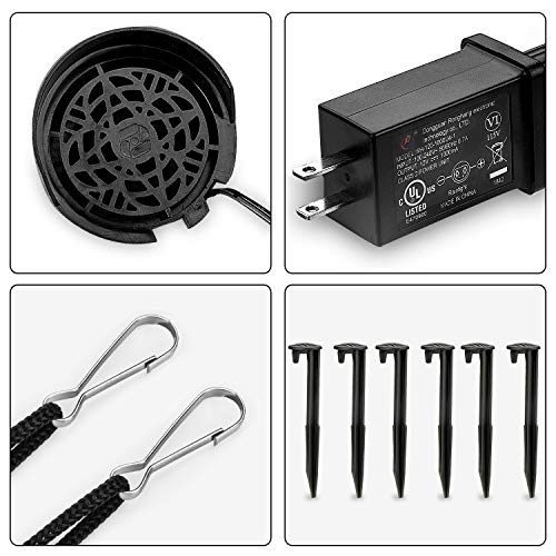 joybest Halloween Inflatable Decoration 8 FT Long Inflatable 7 Pumpkins Patch Lanterns with Black Cat with Build-in LEDs Blow Up Inflatables for Thanksgiving Party Outdoor Garden Lawn Yard Deco