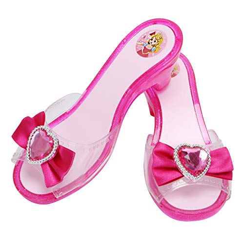 Hapgo Princess Dress Up Shoes Pretend Jewelry Boutique Fashion Accessories, Includes 4 Pairs of Shoes 2 Tiaras 2 Necklaces and Earrings for Toddler Girls Birthday Party Cosplay Costumes