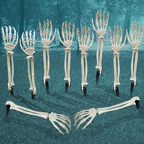 Halloween Skeleton Stakes Decorations: Spooky Graveyard Party Supplies
