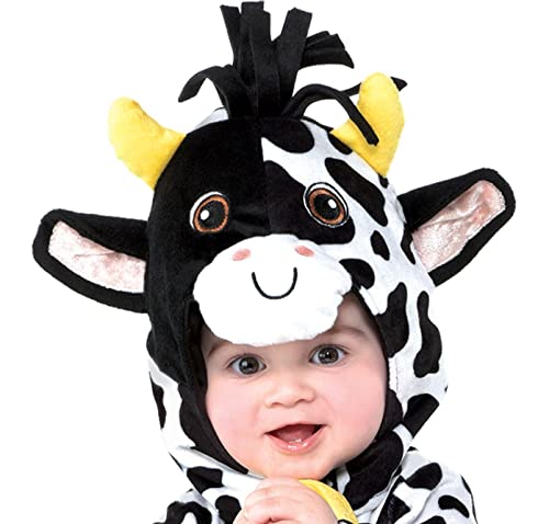 amscan Baby Mini Moo Costume Kit ‑ 12‑24 Months, Multicolor - 1 Set