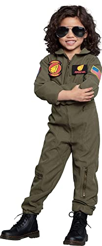 amscan Top Gun Maverick Flight Women Costume - Small 2-4, 1 Pc
