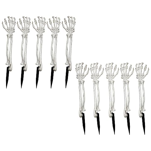 Halloween Skeleton Stakes Decorations: Spooky Graveyard Party Supplies