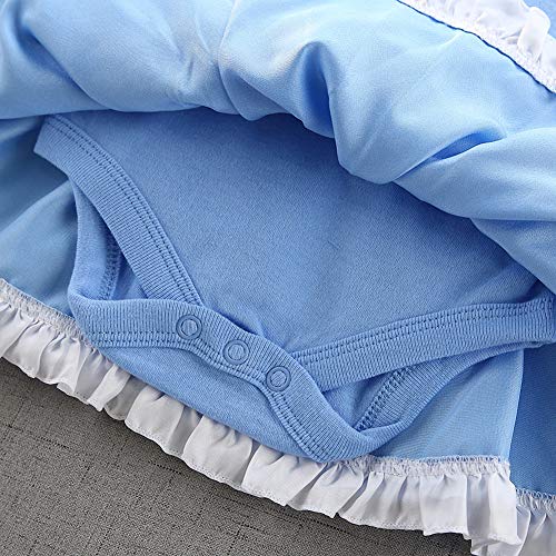 Lito Angels Baby Girls Princess Costume Onesie Romper Bodysuit Halloween Christmas Dress Up Size 9-12 Months