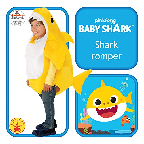 Rubie's unisex child Rubies Baby Shark With Sound Chip Costume, As Shown, Infant US
