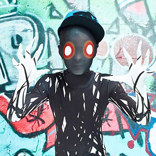 Morphsuits Boys Scary Halloween Costume For Kids Zalgo Slenderman Rake Bodysuit Skinsuit Boys Girls Large