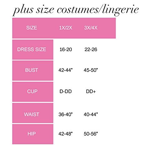 Leg Avenue Women's Costume, Black/Gold, 1X / 2X