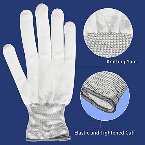 Max Fun Halloween Mask Glowing Gloves Led Light up Masks for Halloween Costume Cosplay Party Led Light Up Scary Masks with 3 Lighting Modes Hacker Cosplay Lighted Face Masks for Halloween Parties Masquerade Party(Blue)