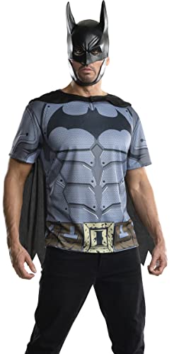 Rubie's mens Dc Comics Batman: Arkham City Batman Top Adult Sized Costumes, Multicolor, X-Large US