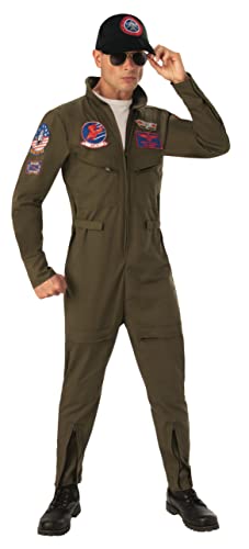 Rubie's Adult Officially Licensed Deluxe Top Gun Adult Sized Costume, As Shown, Large US