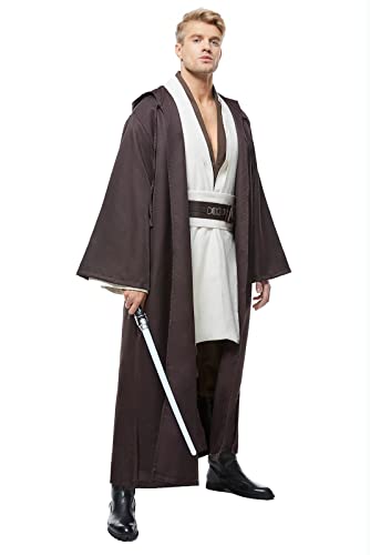 CosplaySky Men's Tunic Costume Adult Outfits Halloween Robe Hooded Uniform XX-Large