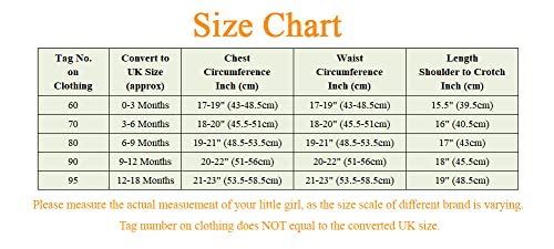 Lito Angels Baby Girls Princess Costume Onesie Romper Bodysuit Halloween Christmas Dress Up Size 9-12 Months