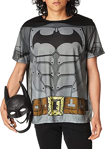 Rubie's mens Dc Comics Batman: Arkham City Batman Top Adult Sized Costumes, Multicolor, X-Large US