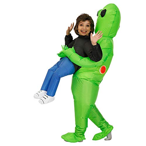 KOOY Inflatable Alien Costume Kids Inflatable Halloween Costumes Blow Up Alien Costume for Kids