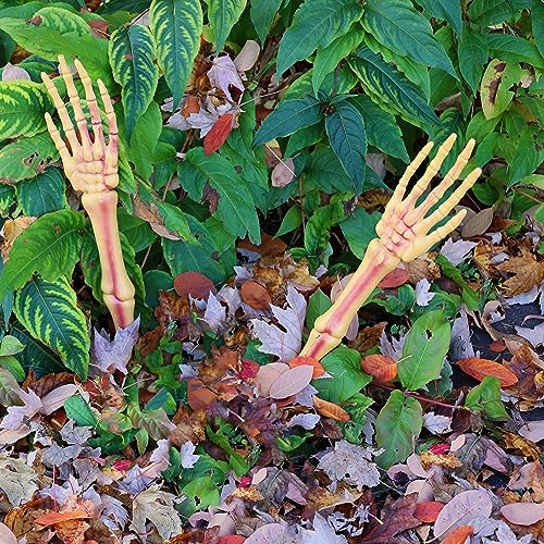 Spooky Skeleton Stakes: Realistic Yard Decor for Haunted Parties