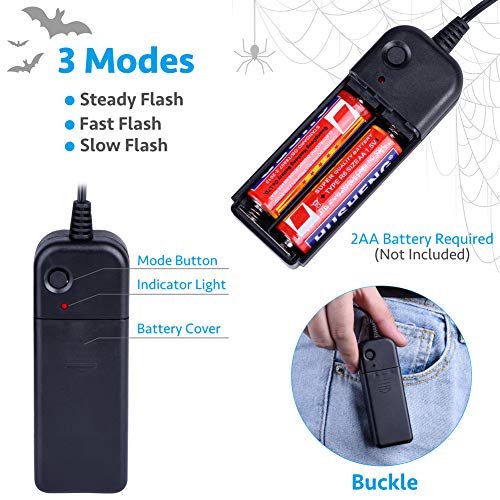 KA LEGEND Purge Mask Light up,Halloween Mask LED Light up Masks Scary mask for Festival Cosplay Halloween Costume Masquerade Parties,Carnival,Blue